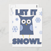 LET IS SNOW OWL ポストカード (正面/裏面)