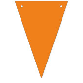 Let It秋パーティーバナー（ブラウン&オレンジ） バンティングフラッグ (第2の旗)