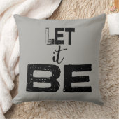 Let It Beタイポグラフィ引用文 クッション (ブランケット)