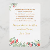 Let it be Christmas everywhere Foil Christmas Card 箔シーズンカード (裏面)