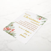 Let it be Christmas everywhere Foil Christmas Card 箔シーズンカード (回転した状態)