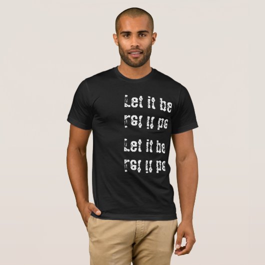 Let it be tシャツ (正面フル)