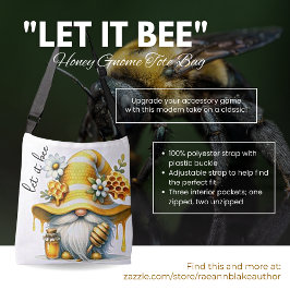 "Let It Bee" ハニー・ノームトートバッグ クロスボディバッグ
