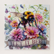 Let It Bee ~水彩ミツバチの春の花々~