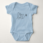 「Let It Bee」Tシャツ ベビー ボディスーツ (正面)