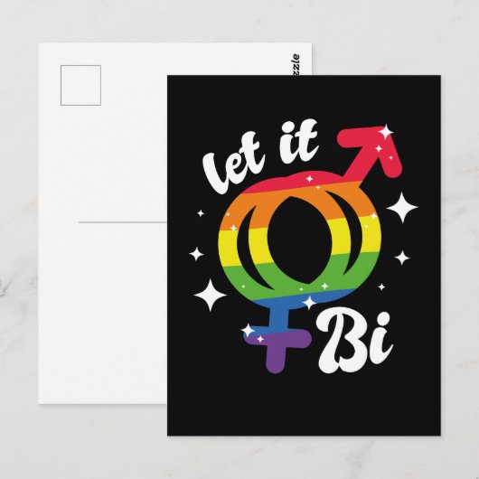 Let it Biプライド ポストカード (正面/裏面)