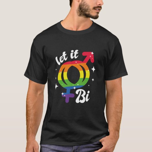 Let it Biプライド Tシャツ (正面)