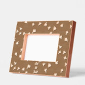 Let It Fall Picture Frame (Brown & Orange) レーザー彫刻フレーム (左)