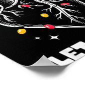 Let It Flow Anatomy Heart Santa Xmas  ポスター (角)