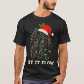 Let It Flow Funny Anatomical Heart Christmas, Medi Tシャツ (正面)