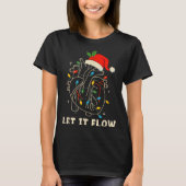 Let It Flow Funny Anatomical Heart Christmas, Medi Tシャツ (正面)