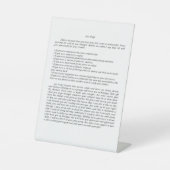 Let it go Desk art 台座サイン (正面)