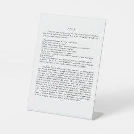 Let it go Desk art 台座サイン