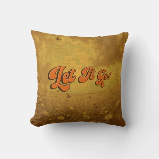 "let It Go" Emotional Support クッション (正面)