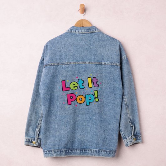Let It Pop! Denim Jacket デニムジャケット (ハンガー)