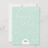 Let It Snowとってもファンシーでおかしいトロピカルビーチの写真 シーズンカード (裏面)