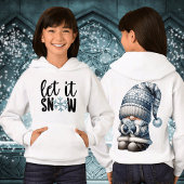 Let It Snow ウィンター ノーム キッズ プルオーバーフーディ