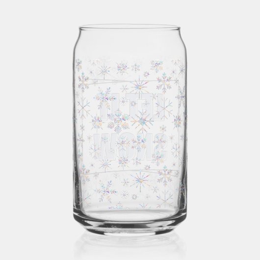 Let It Snow ガラス缶 (右)