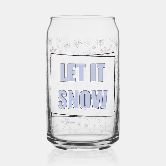 Let It Snow ガラス缶 (左)