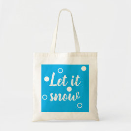Let it snow トートバッグ