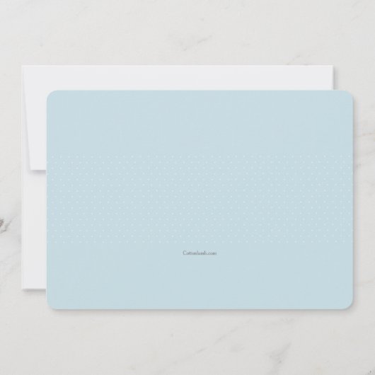 Let It Snow 誘い状 招待状 (裏面)