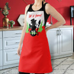 Let it Snow Apron エプロン<br><div class="desc">The Let it Snow apron will add a personal style to your holiday apparel. Add your name and monogram.</div>