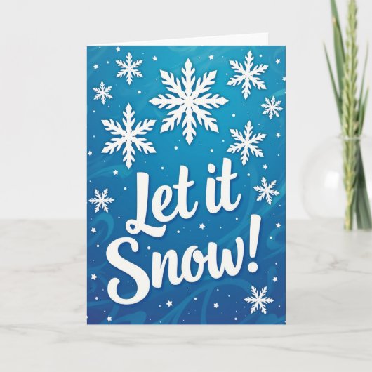 Let It Snow Card カード (正面)