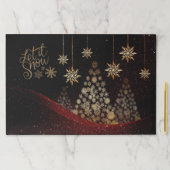 Let It Snow Christmas紙ランチョンマット25 per Pad ペーパーパッド (インサイチュ)