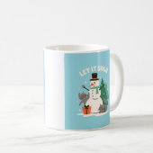 Let it Snow coffee mug  コーヒーマグカップ (正面右)