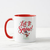 Let It Snow Coffee Mug (11oz) マグカップ (左)