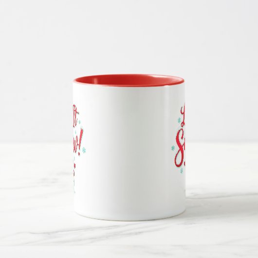 Let It Snow Coffee Mug (11oz) マグカップ (中央)