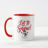 Let It Snow! Festive Coffee Mug マグカップ (左)