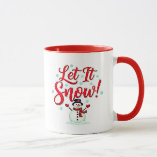 Let It Snow! Festive Coffee Mug マグカップ