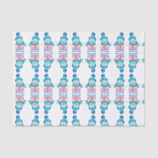 Let It Snow Happy Snowman 薄葉紙 (正面)