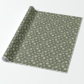 Let It Snow Holiday Wrapping Paper - Green ラッピングペーパー (アンロールド)
