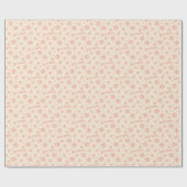 Let It Snow Holiday Wrapping Paper - Pink ラッピングペーパー (フラット)