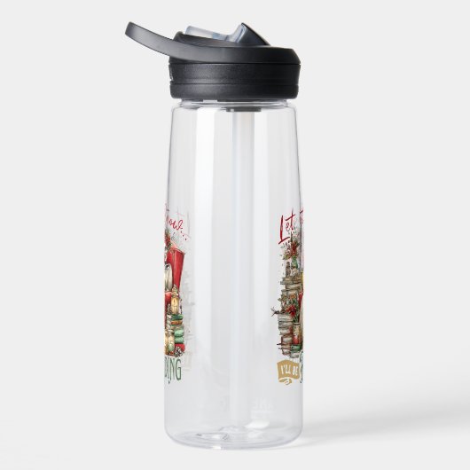 Let It Snow I'll Be Reading  ウォーターボトル (右面)