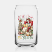Let It Snow I'll Be Reading  ガラス缶 (正面)