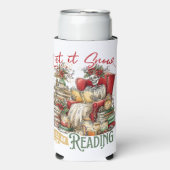 Let It Snow I'll Be Reading スリム缶クーラー (Seltzer正面)