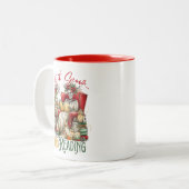 Let It Snow I'll Be Reading  ツートーンマグカップ (正面左)