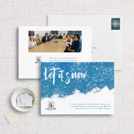 Let It Snow Mountain'絵画s Company Holiday Card シーズンカード