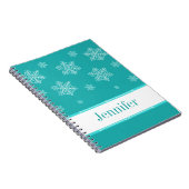 Let It Snow Notebook, Aqua ノートブック (右側)