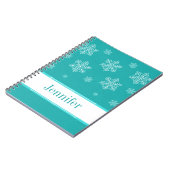 Let It Snow Notebook, Aqua ノートブック (左側)