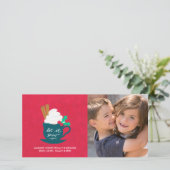 Let It Snow Photo Cardカップ シーズンカード (スタンド正面)