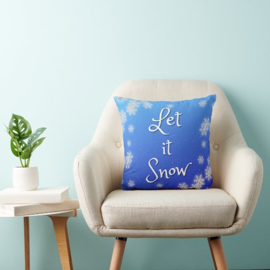 Let it Snow pillow クッション (椅子)
