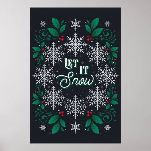 Let It Snow Poster 24x36 ポスター (正面)