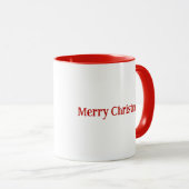 Let It Snow Red Truck Christmas Holiday マグカップ (正面右)