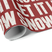 Let It Snow Retro Family Christmas Matching  ラッピングペーパー (ロールコーナー)