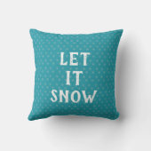 Let It Snow, Snowflake クッション (裏面)