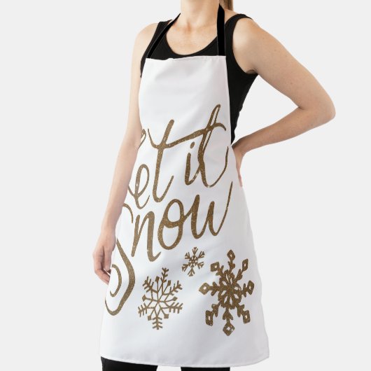 Let It Snow Winter / Holiday apron エプロン (インサイチュ)